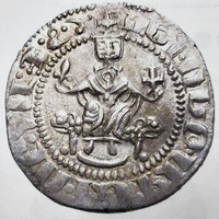 Medieval Armenian Silver Coin Levon I AR Tram AD 1199-1219 Lion Throne