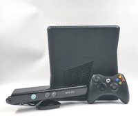 Microsoft Xbox 360 S Slim Console 1439 with Kinect Sensor Controller and Leads