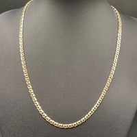 Unisex 9ct Yellow Gold Anchor Link Necklace