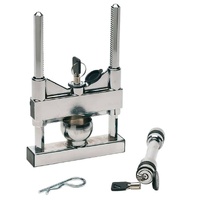 Ark ATL155 Heavy Duty Trailer and Tow Bar Lock Kit Same Key Secure