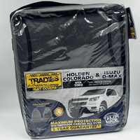 Tradies RPG1002TRG 2pc Waterproof Seat Covers for Holden Colorado and D-Max
