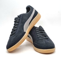Puma Madrid Trainers Mens US 13 Black Grey Suede Casual Shoes 384356-01