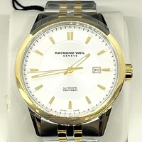 Raymond Weil Freelancer 2731-STP-65001 42mm Two-Tone Gold Auto Watch