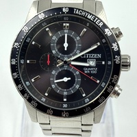 Citizen 0510-S110912 Mens 44mm Chronograph Quartz Watch Tachymeter