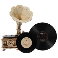 Rokr Mechanical Gear Classical Gramophone Puzzle 3D Wooden Jigsaw