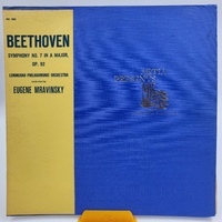 Beethoven Symphony No.7 USSR Vinyl Mono LP Artia Mravinsky Leningrad MK1505