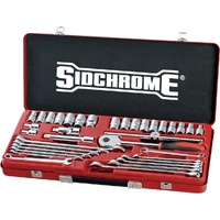 Sidchrome SCMT10184 35pc Metric AF 1/2 inch Drive Socket and Spanner Set
