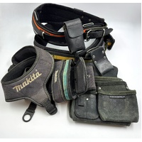 Buckaroo Tool Belt 3 Pocket Nail Bag Makita Pouch Harness ToughBuilt