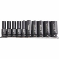Kincrome Deep Impact Socket Set 10pc Metric K2082 10-24mm Sockets