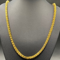 Unisex 18ct Yellow Gold Fancy Link Necklace