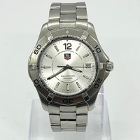 TAG Heuer Aquaracer WAF1112 300M Silver Stainless Steel Mens Watch