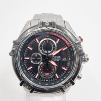 Pulsar Chronograph Quartz Watch Stainless Steel Strap 100M Water Resistant