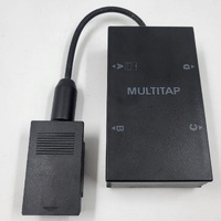 Aftermarket PS2 Multitap Adapter 4 Player Controller Expander Black