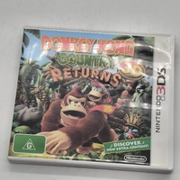 Nintendo Donkey Kong Country Returns 3DS Game Cartridge Platformer