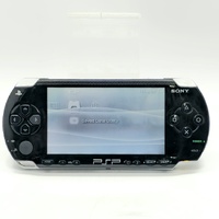 Sony PlayStation PSP-1002 Black Handheld Console with Charger and Case