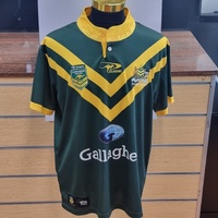 NRL Authentics 2023 Australia Rugby League Jersey 2XL Green Yellow