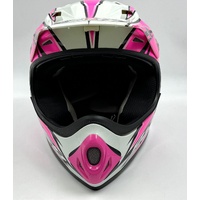 RXT A-717K Racer 2 Ant Man Motocross Helmet Pink Size XXS Off Road MX
