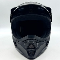 Fox V1 Pilot Youth Motocross Helmet Matte Black YM 49-50cm with Dust Bag