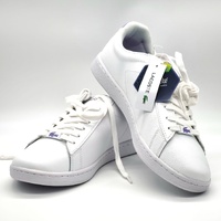 Lacoste Carnaby 222 1 SFA Womens Sneakers White Purple Leather US 9