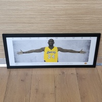 Kobe Bryant Black Mamba LA Lakers Framed Poster 93x40cm Wicked Art