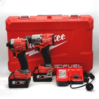 Milwaukee M18 ONEPP2A3502C ONE-KEY 2 Tool Combo Kit with 2x5.0Ah Batteries