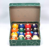 Aramith 1 7/8 Inch Pool Ball Set with Pioneer Chalks Billiard Set