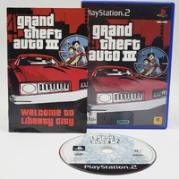 Grand Theft Auto III GTA 3 PS2 PlayStation 2 Game Complete With Manual