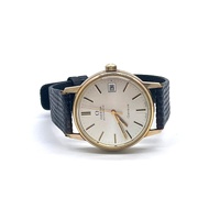 Omega Geneve 9K Gold Automatic Ladies Analog Watch Vintage Swiss Made