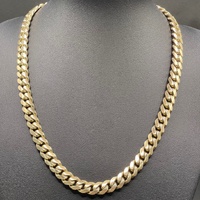 Unisex 925 Sterling Silver Curb Link Necklace