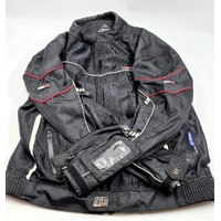 Motodry Airblade Pro Waterproof Mesh Motorcycle Jacket Black Size XL