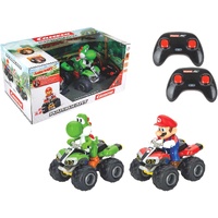 Carrera RC Mario Kart Quad Twin Pack Mario and Yoshi 1/20 Scale Ready to Run