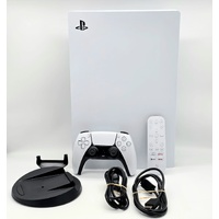 Sony PlayStation 5 Disc Edition Console CFI-1202A with Controller Media Remote