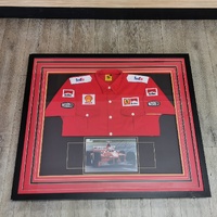 Ferrari Michael Schumacher Signed Photo and Red Team Shirt Framed F1