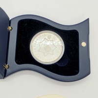 Perth Mint 1901-2001 Centenary Holey Dollar and Dump Set 20243 COA Silver Rare