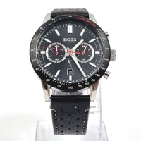 Hugo Boss Allure Chrono Black Dial Mens Watch HB.449.1.34.3673 5 ATM