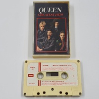 Queen Greatest Hits 1981 Vintage Cassette Tape Rock Classic Album