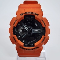 Casio G-Shock GA110MR-4A Orange Analog Digital Mens Sport Watch