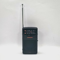 Sangean SR-35 Black AM/FM Handheld Portable Pocket Radio Telescopic Antenna