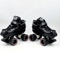 Sure Grip Rock GT50 Black Roller Skates Size 6 US 38 EU Durable