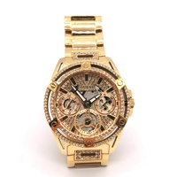 Guess GW0464L2 Ladies Gold Queen Crystal Multifunction Watch 40mm