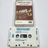 Australian Crawl Sons of Beaches 1982 Cassette Tape Vintage Rock Music
