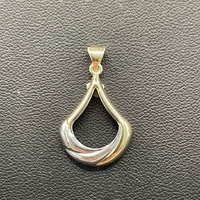 Ladies 9ct Yellow Gold Droplet Pendant