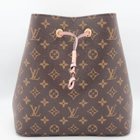 Louis Vuitton NeoNoe M44022 Monogram Canvas Bucket Bag Brown Pink