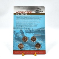 2017 RAM $1 A War Close to Home Four Coin Set Battle Coral Sea UNC