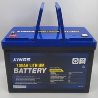 Kings 100Ah LiFePO4 Battery 12V 1280Wh 10kg Deep Cycle AKEP-LITHBAT100_01