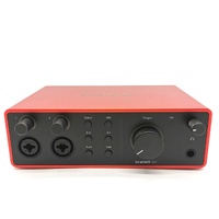 Focusrite Scarlett 4i4 4th Gen USB Audio Interface with USB and Power Cable
