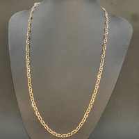 Unisex 9ct Yellow Gold Anchor Link Necklace