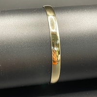 Ladies 9ct Yellow Gold Round Bangle