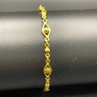 Ladies 24ct Yellow Gold Fancy Link Bracelet