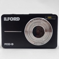 Ilford PIXI-D Black 44MP Point Shoot Digital Camera 16x Zoom 1080p